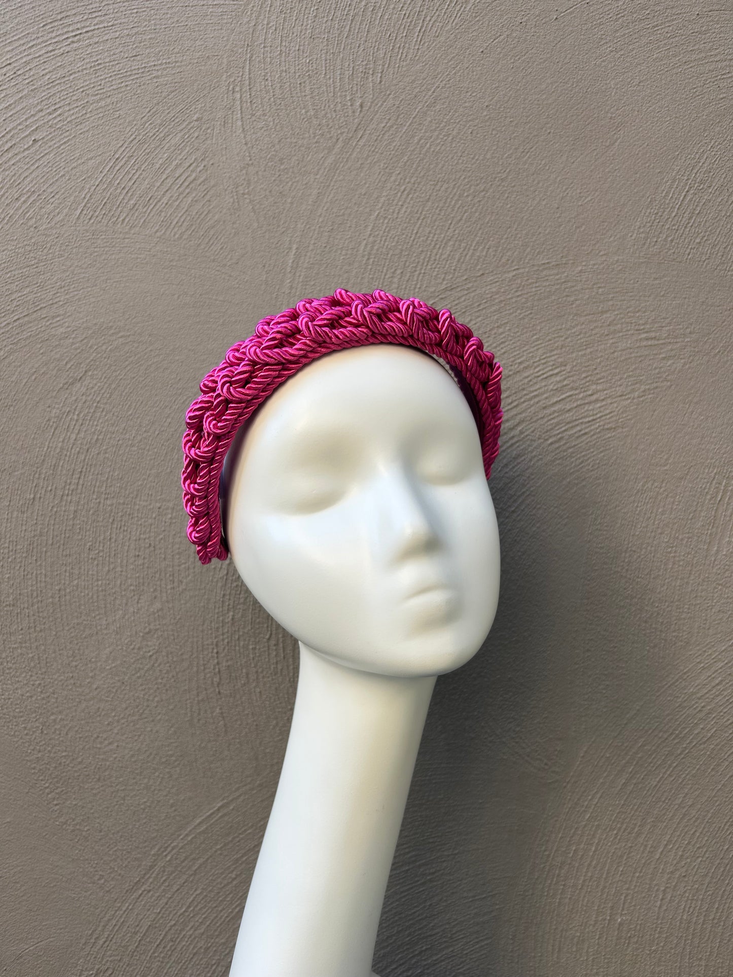 Pink Knotted Headpiece