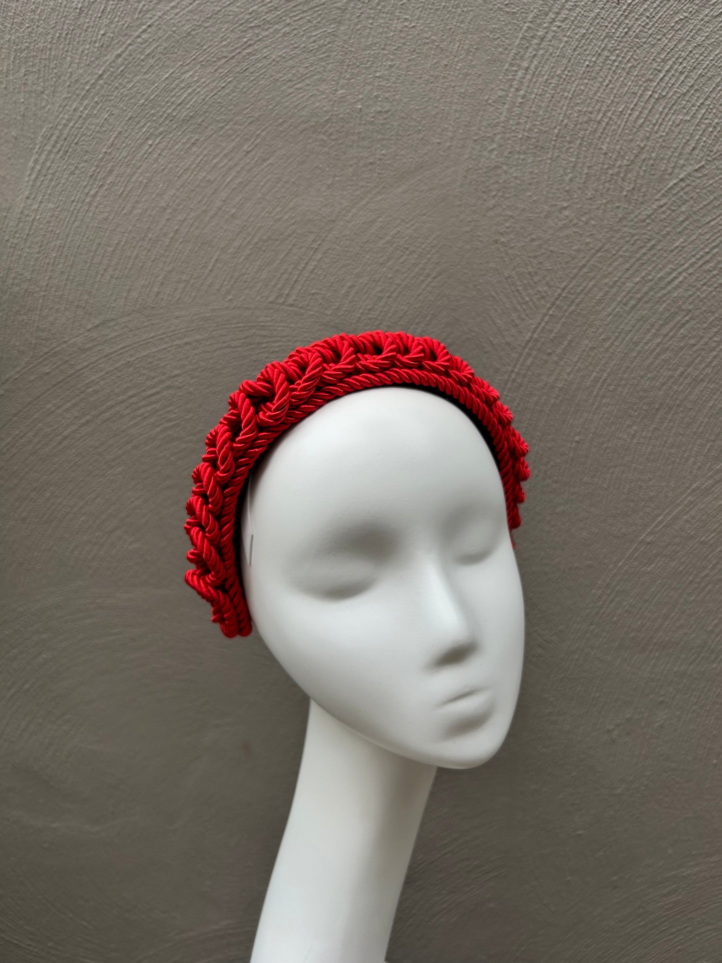 Red Knotted Headpiece