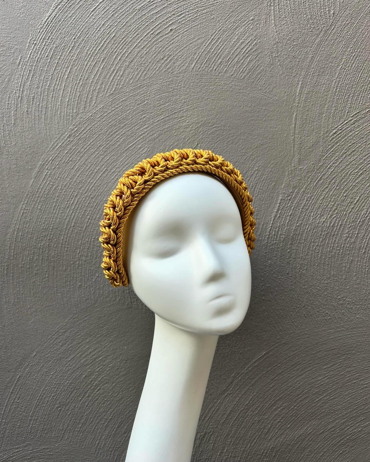 Gold Knotted Rope Headpiece