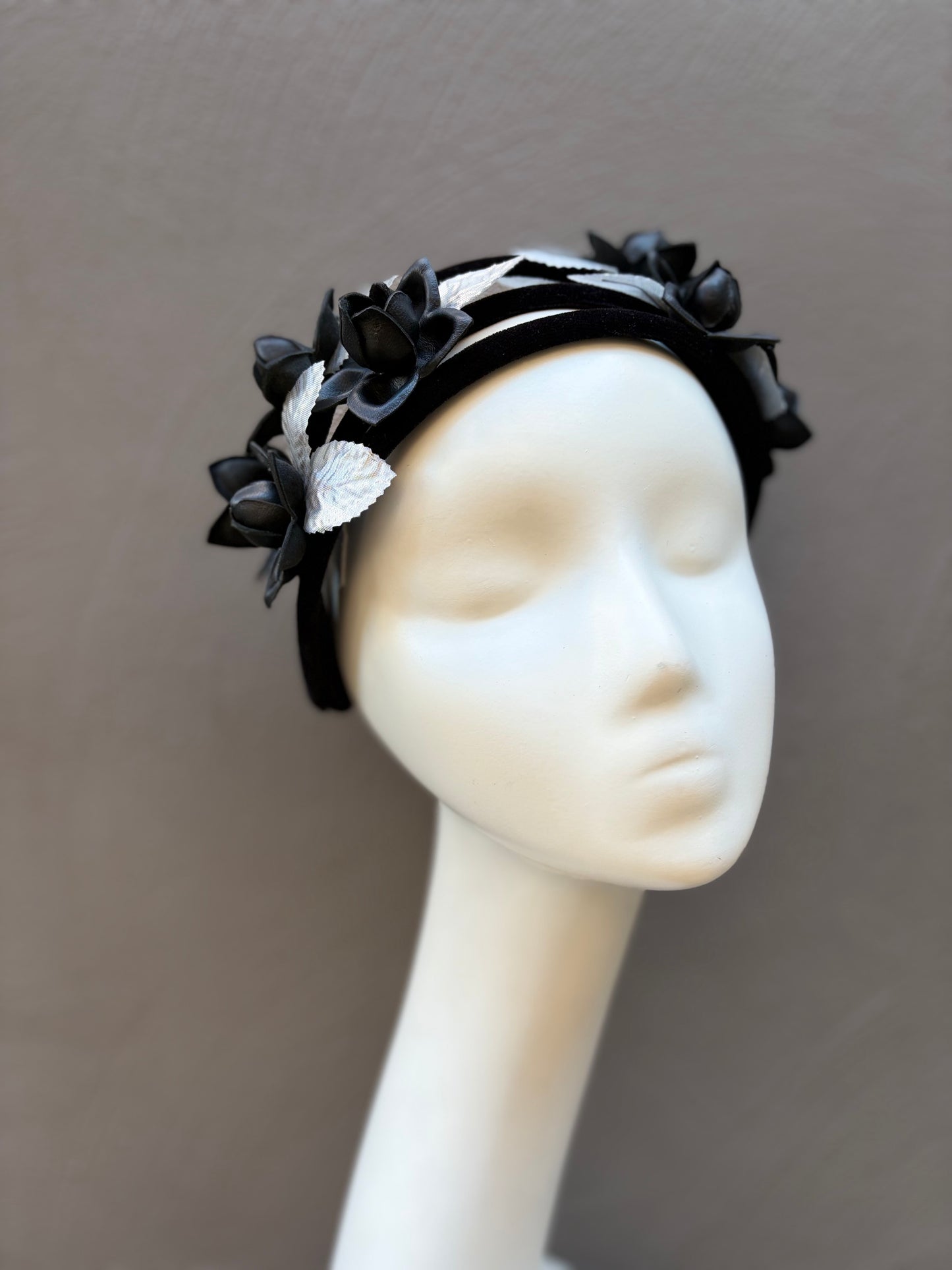 Three-band Velvet Bandeau