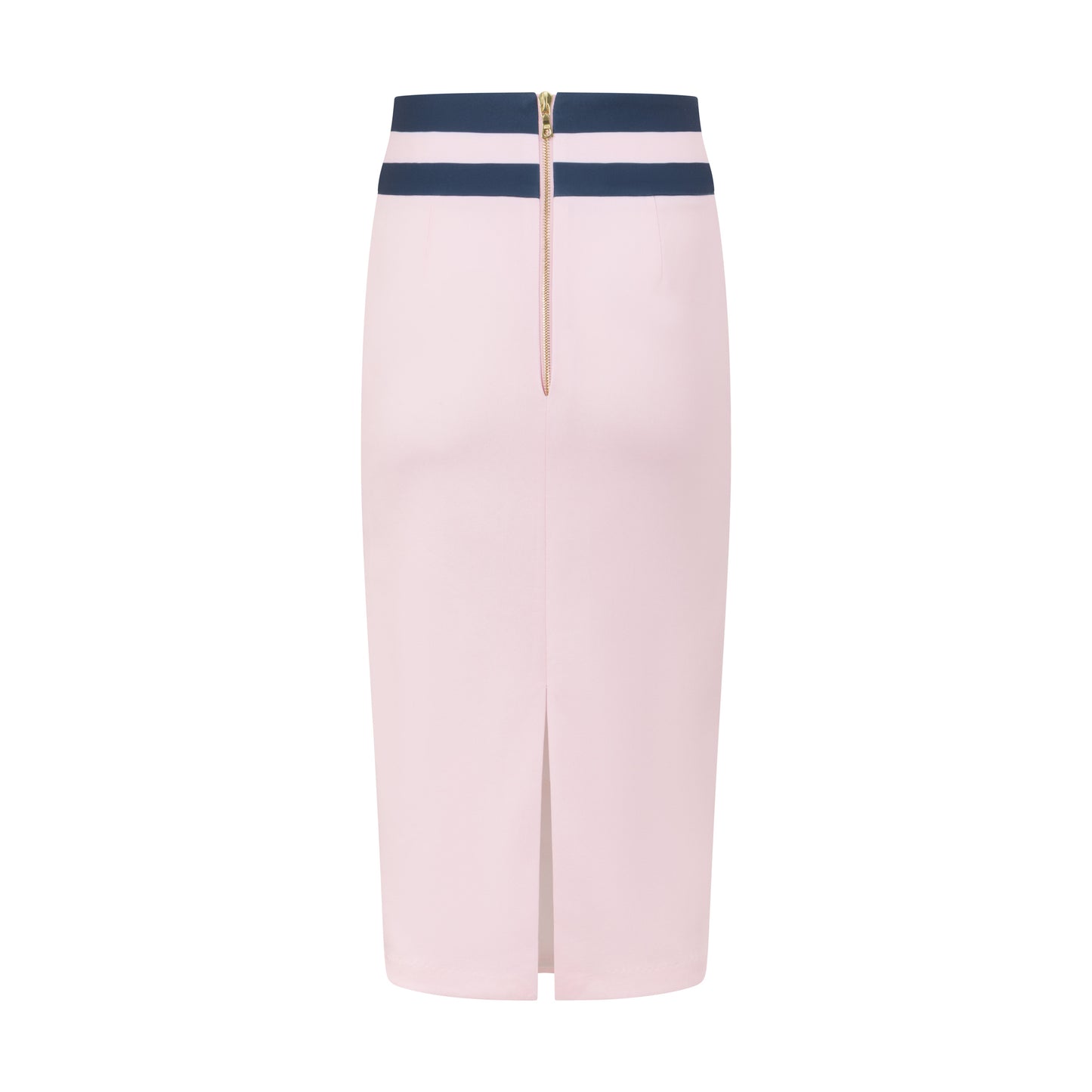 Marla Carmeta limited‑edition pencil skirt featuring original illustrated horse print, designed for racewear and spring events.