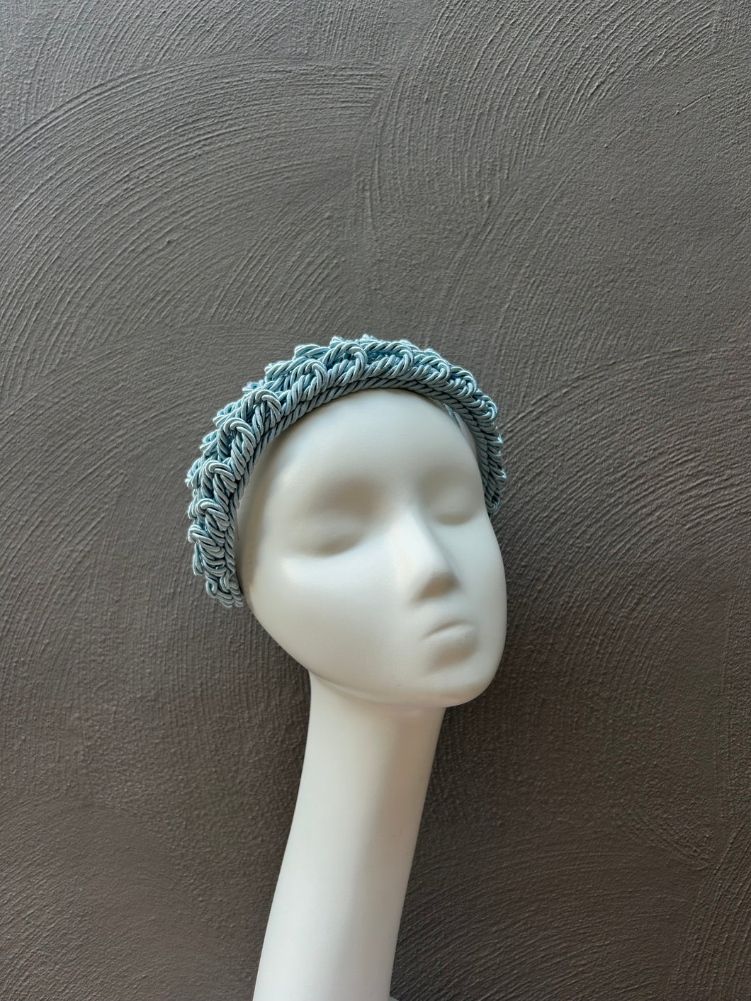 Pale Blue Knotted Headpiece