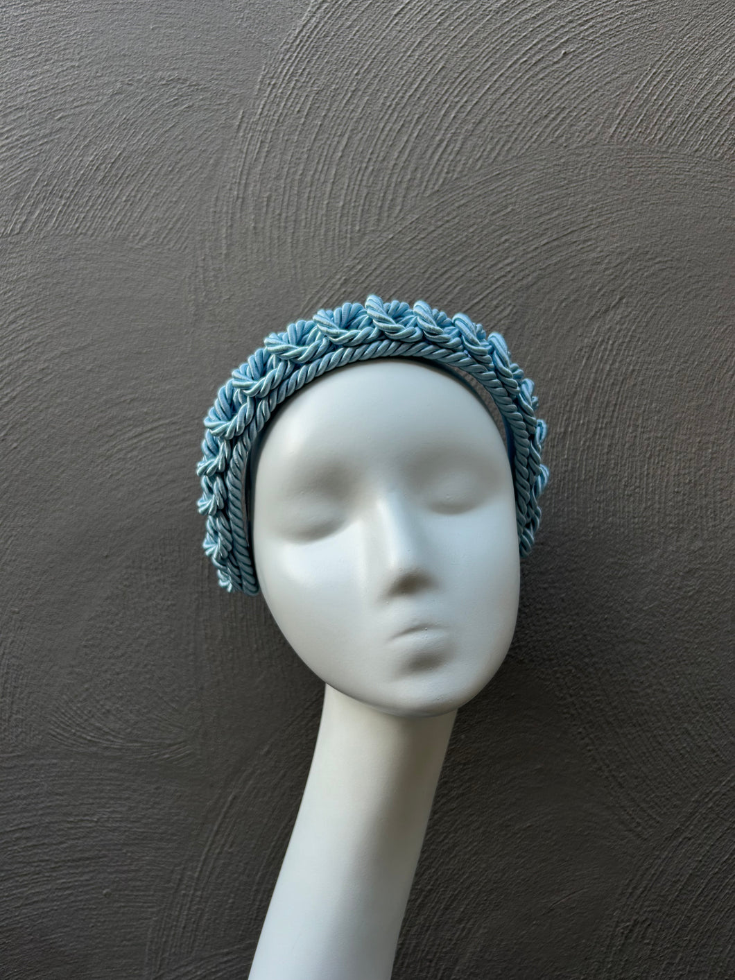 Pale Blue Knotted Headpiece