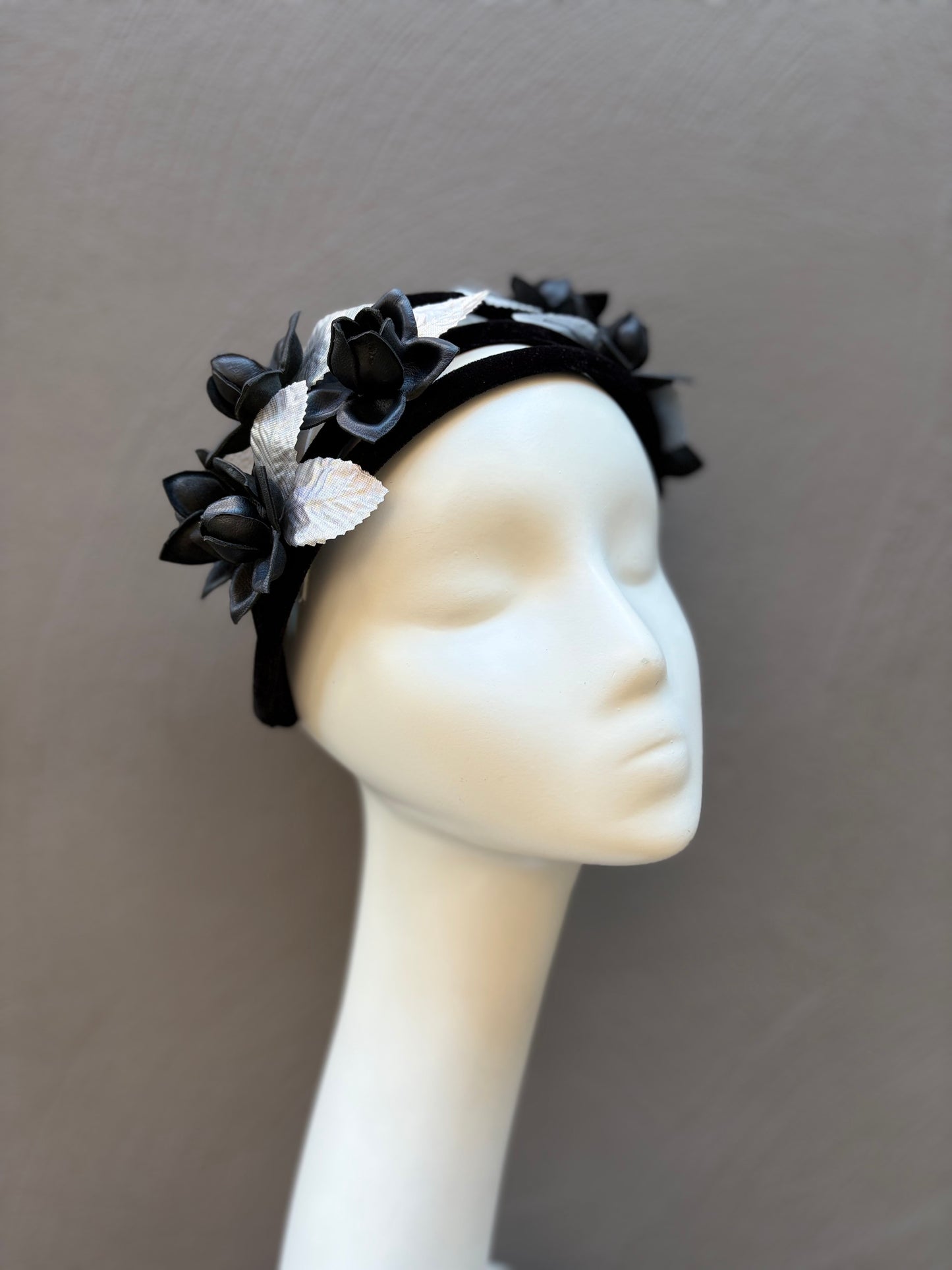 Three-band Velvet Bandeau