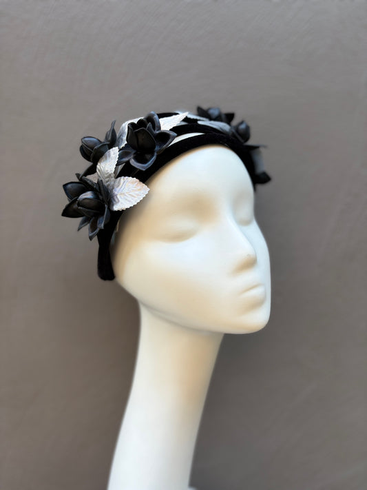 Three-band Velvet Bandeau