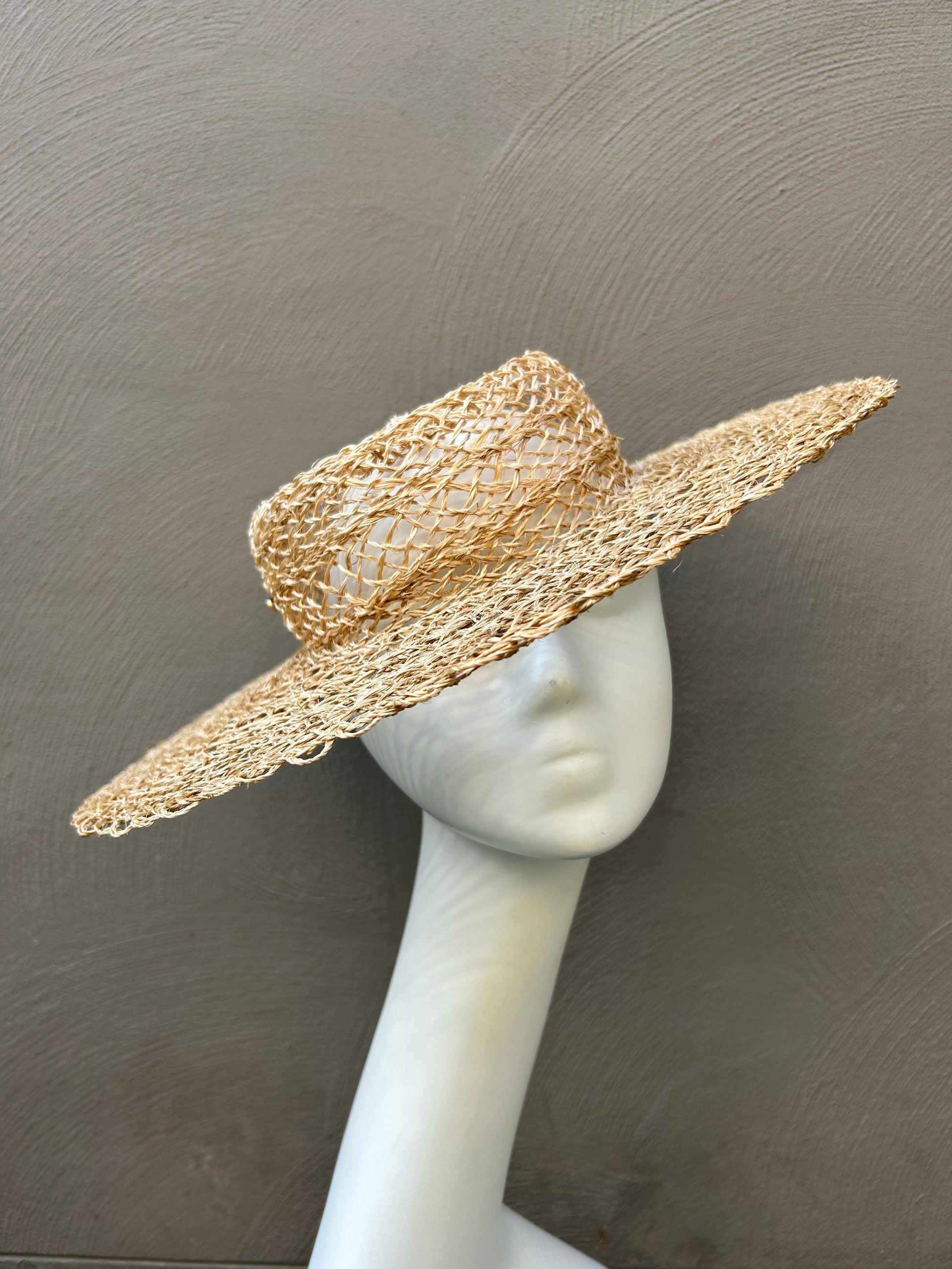 Straw Boater Hat
