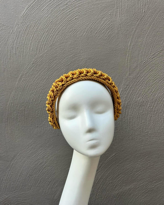 Gold Knotted Rope Headpiece