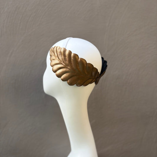 Metallic Leather Headpiece