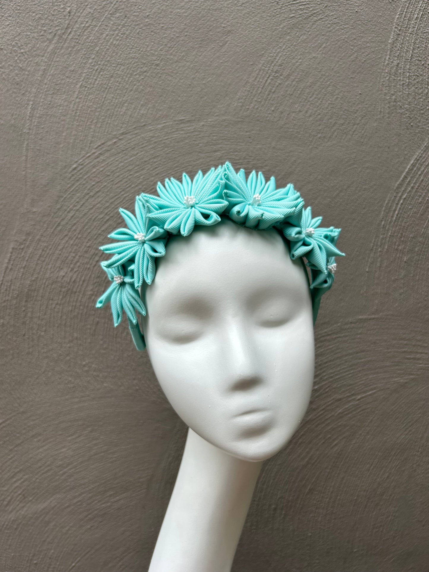 Mint Pinwheel Headpiece
