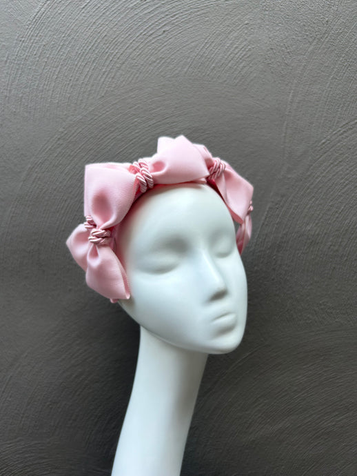 Pink Bow Headband