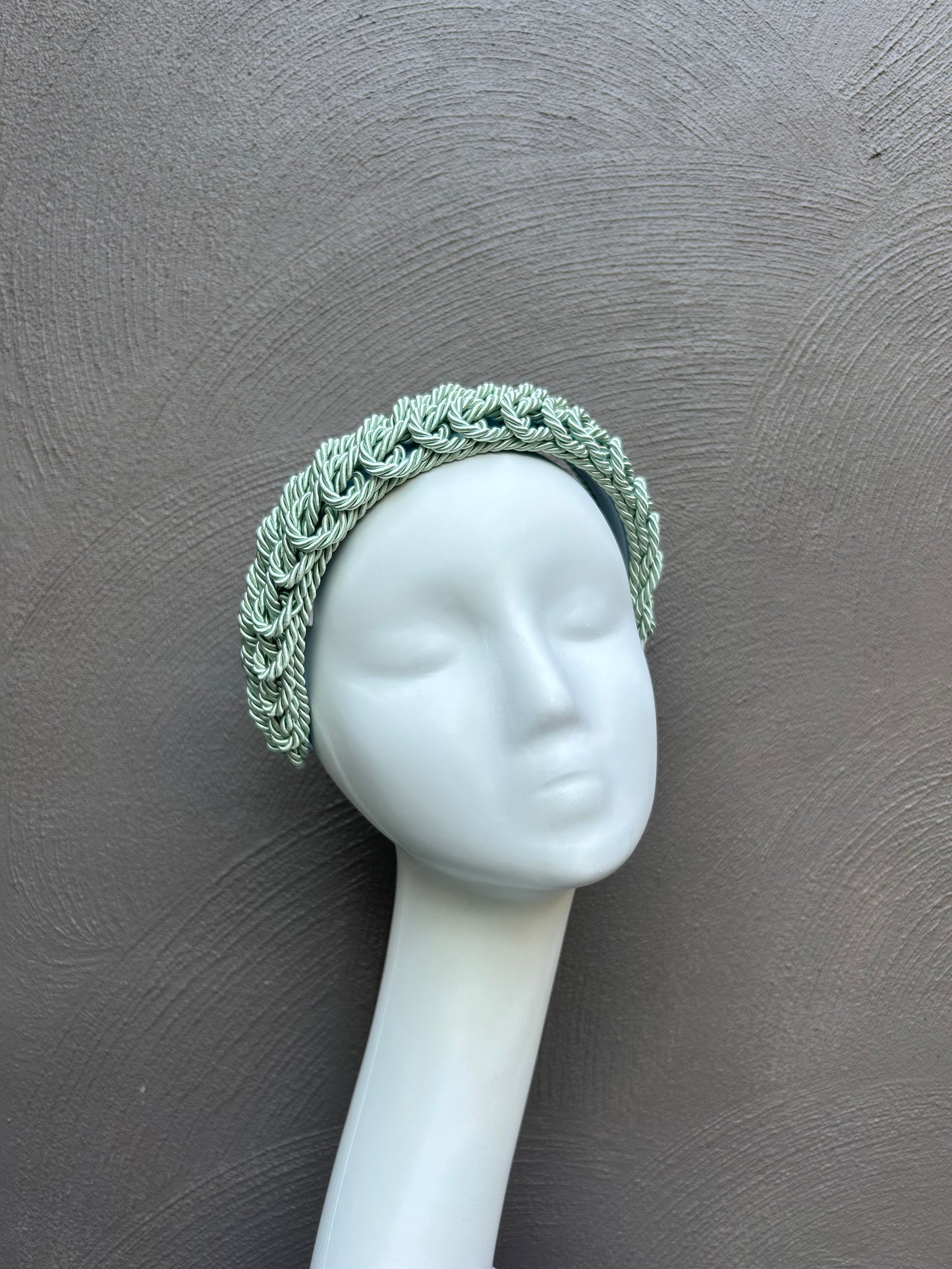 Mint Knotted Headpiece