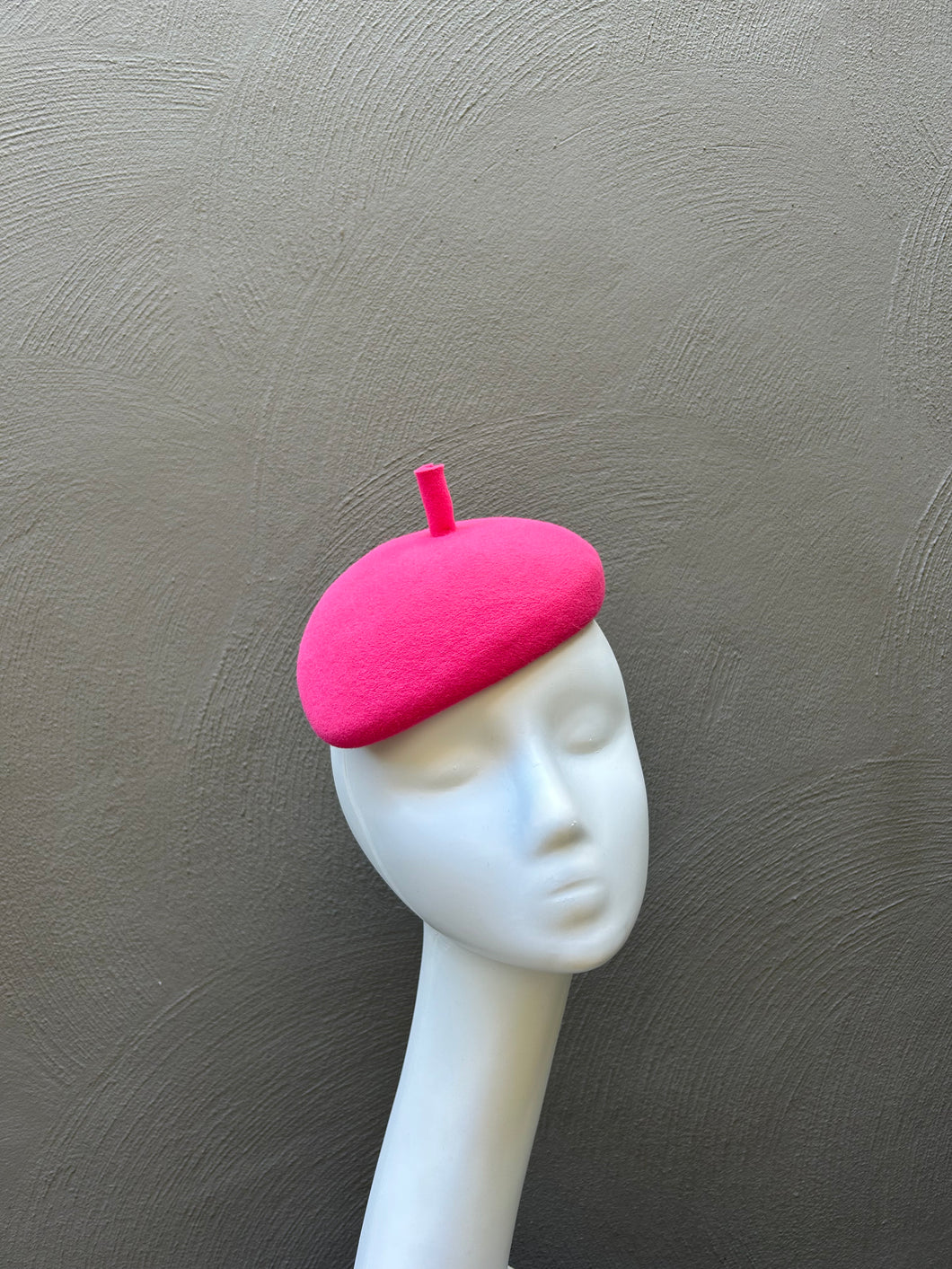 Pink Felt Beret