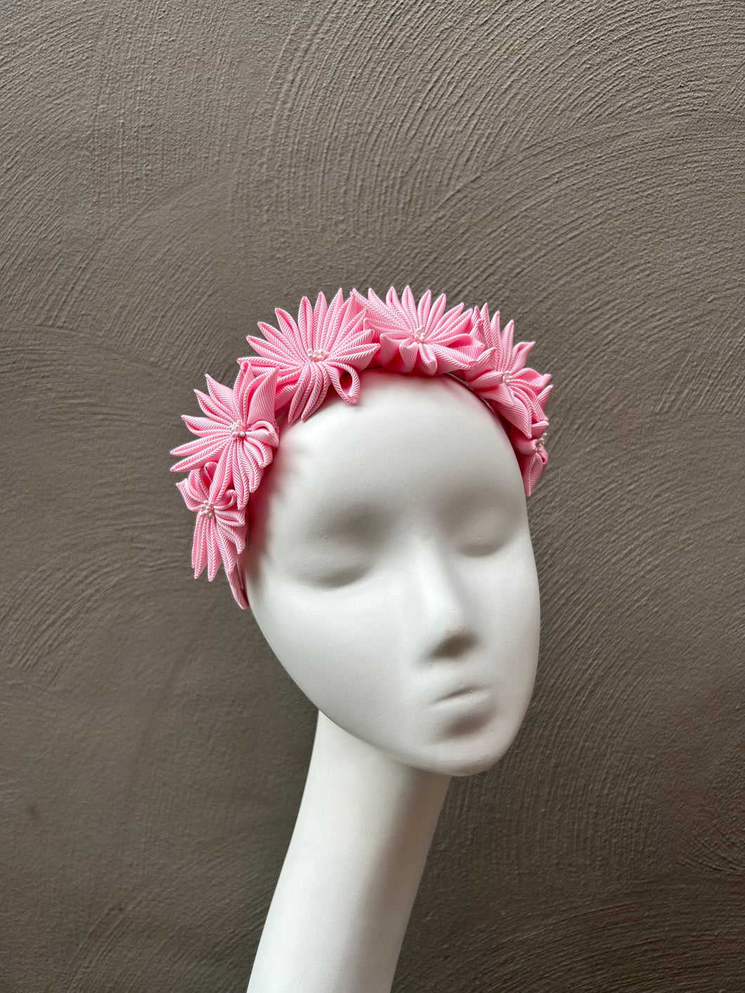 Pink Pinwheel Crown