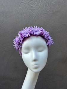 Lilac Pinwheel Crown