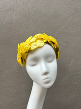 Load image into Gallery viewer, Yellow Leather Leaf Crown