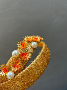 Orange Crystal Crossover Crown